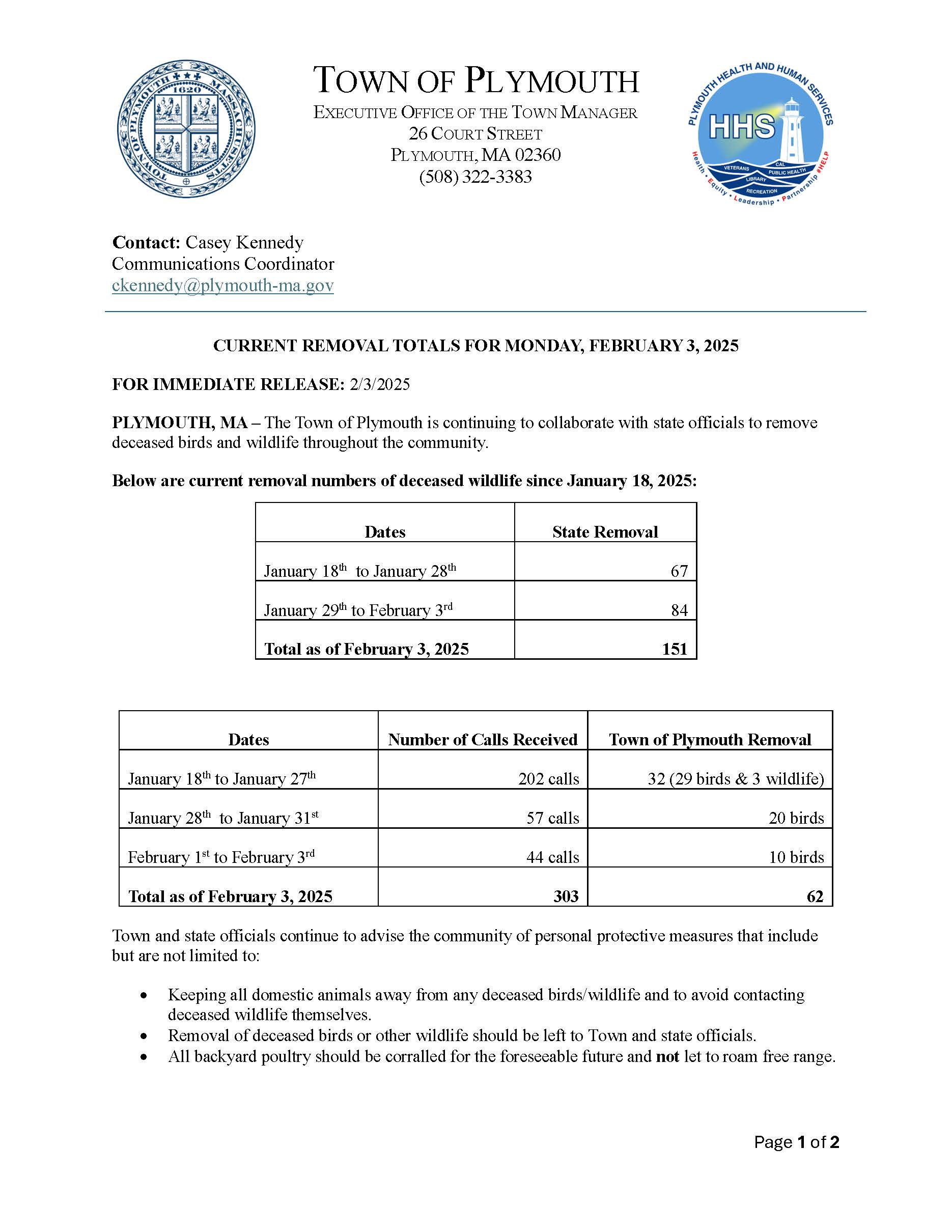 Avian Flu Updates  - Monday February 3rd_Page_1