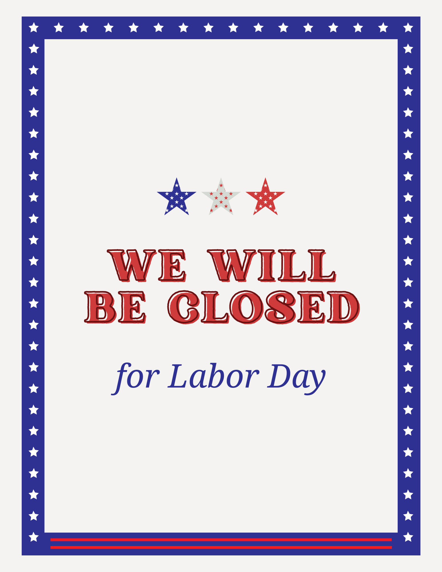 Closed for Labor Day Reminder (1)