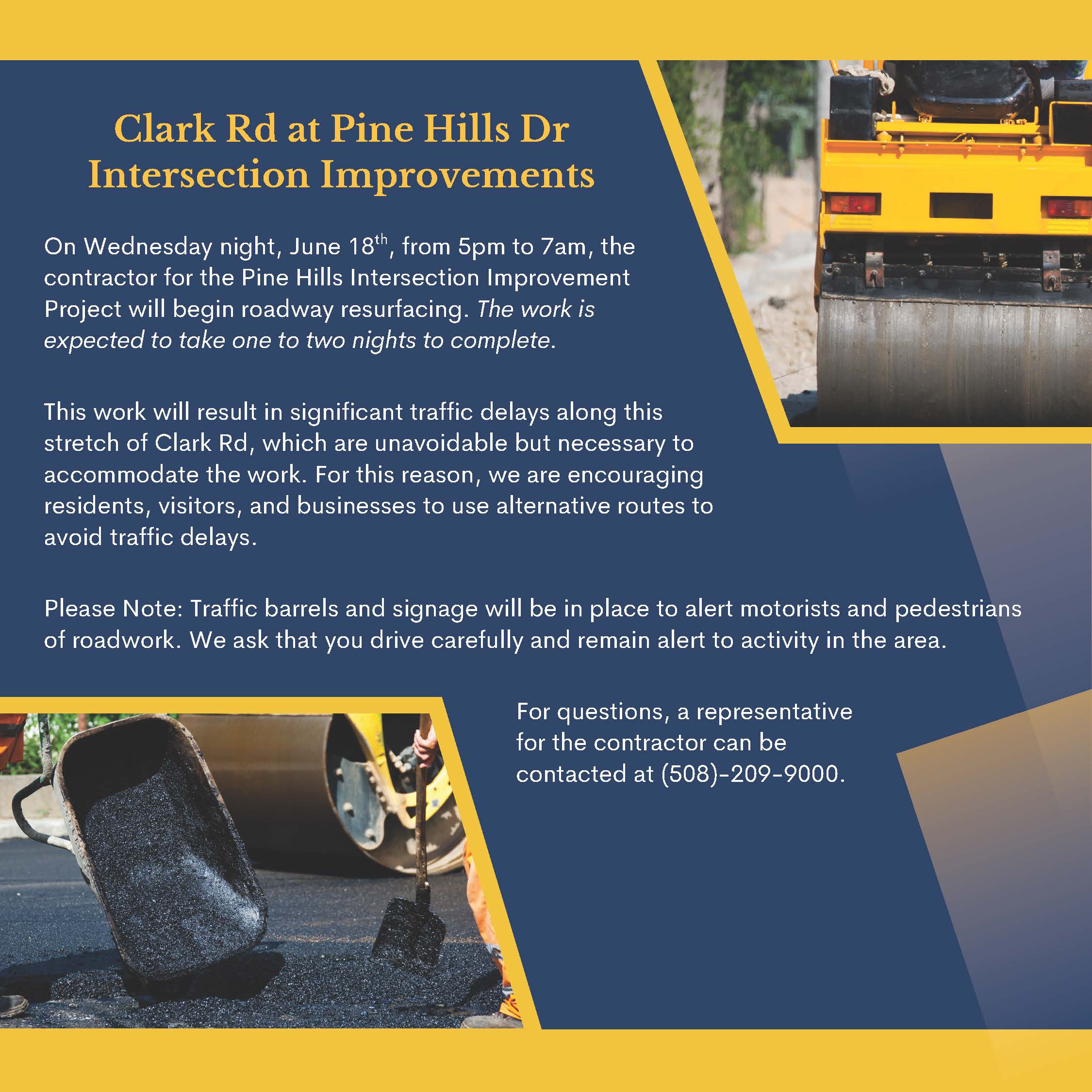 Clark Rd at Pine Hills Dr Intersection Improvements (1)