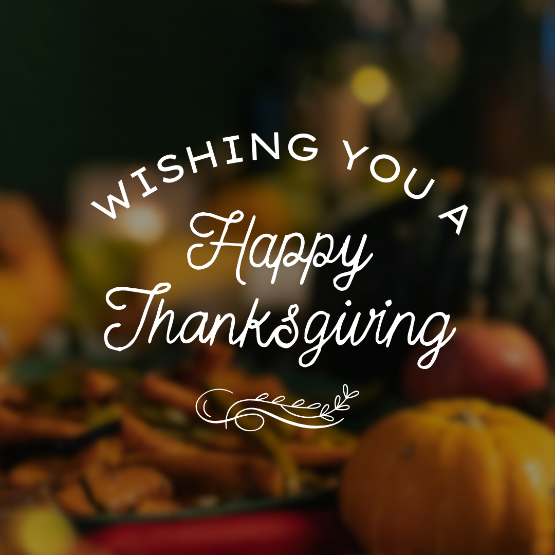 Happy Thanksgiving Instagram Website Graphic