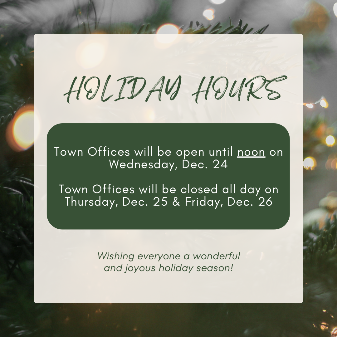 2025 Holiday Hours