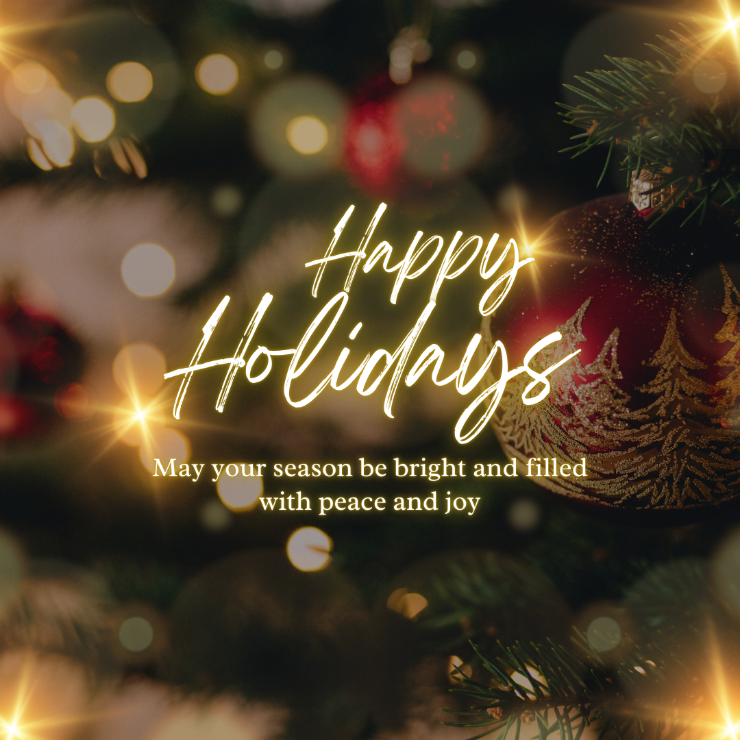 Gold and Red Elegant Merry Christmas Instagram Post